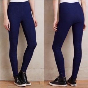 Anthropologie Sweater Leggings with Buttons Large